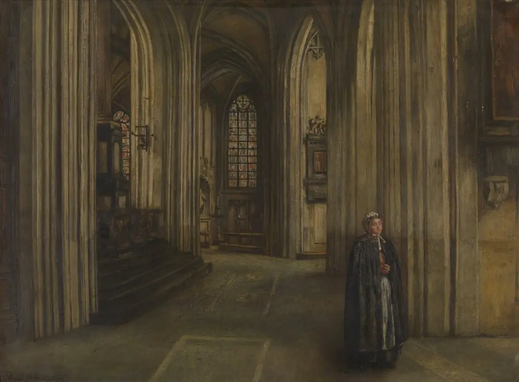 Interior of a Church, by Henri de Braekeleer