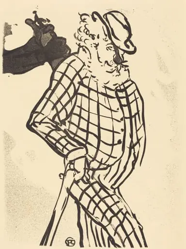 American Singer (Chanteur américain), by Henri de Toulouse-Lautrec