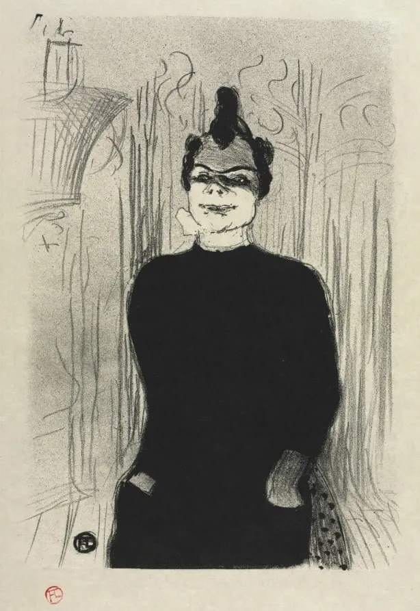 At the Gaieté Rochechouart: Nicolle, by Henri de Toulouse-Lautrec, 1893