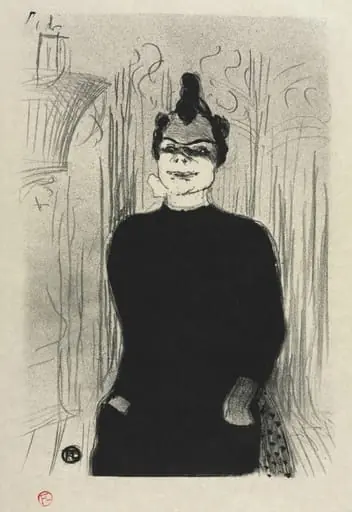 At the Gaieté Rochechouart:  Nicolle, by Henri de Toulouse-Lautrec
