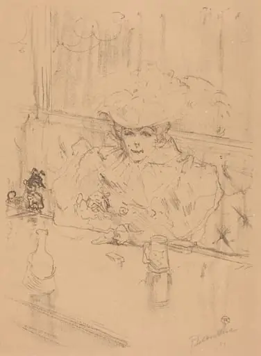 At the Hanneton (Au Hanneton), by Henri de Toulouse-Lautrec