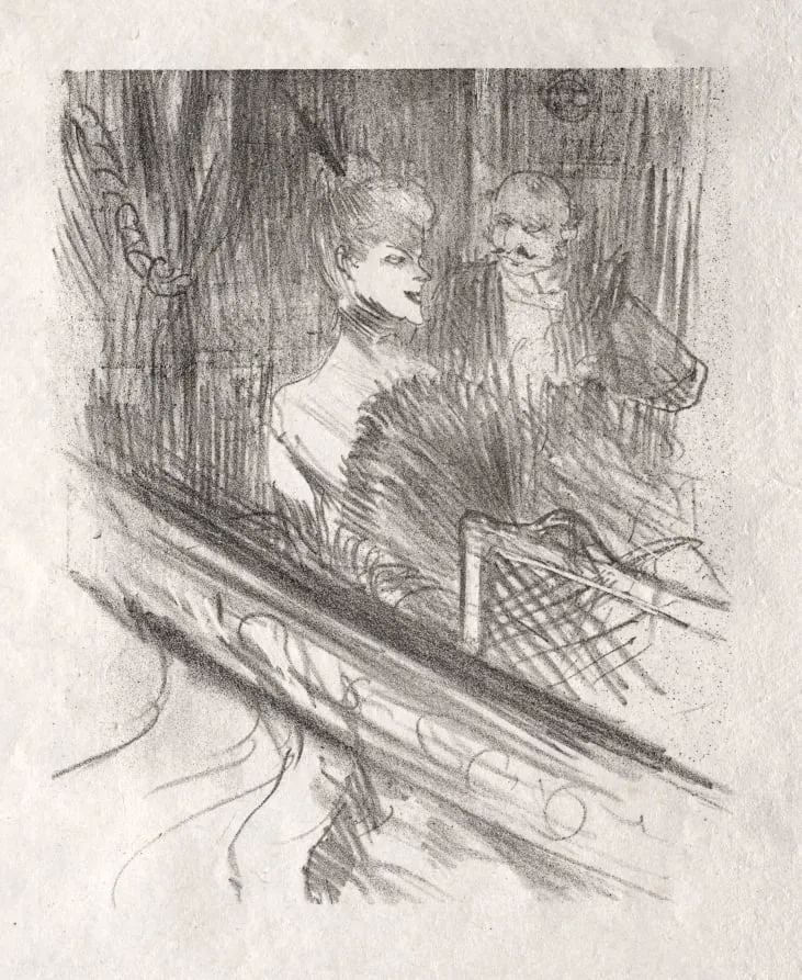 Au pied du Sinaï: Le Baron Moïse, by Henri de Toulouse-Lautrec, 1898