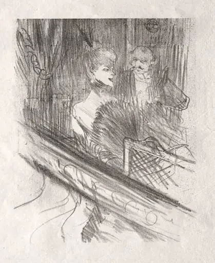 Au pied du Sinaï: Le Baron Moïse, by Henri de Toulouse-Lautrec