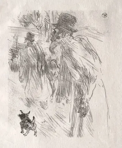 Au pied du Sinaï: Les Juifs Polonais, Carlsbad, by Henri de Toulouse-Lautrec