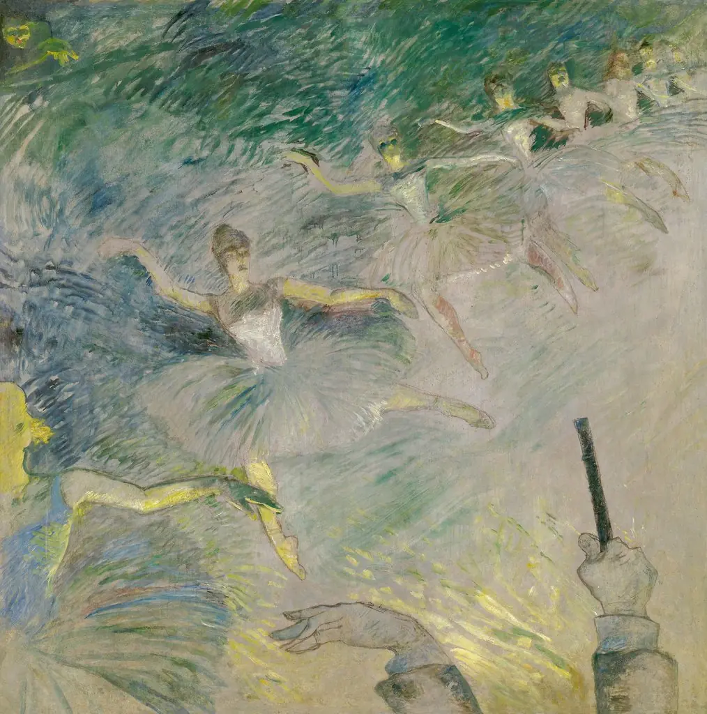 Ballet Dancers, by Henri de Toulouse-Lautrec