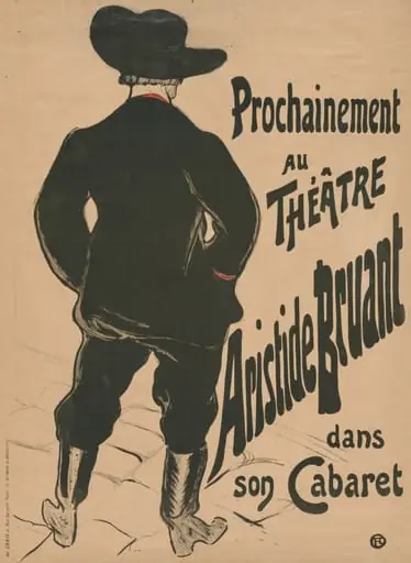 Bruant au Mirliton, by Henri de Toulouse-Lautrec