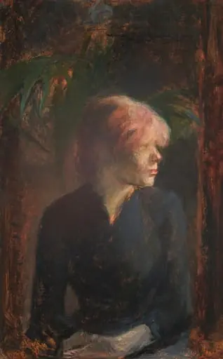 Carmen Gaudin, by Henri de Toulouse-Lautrec