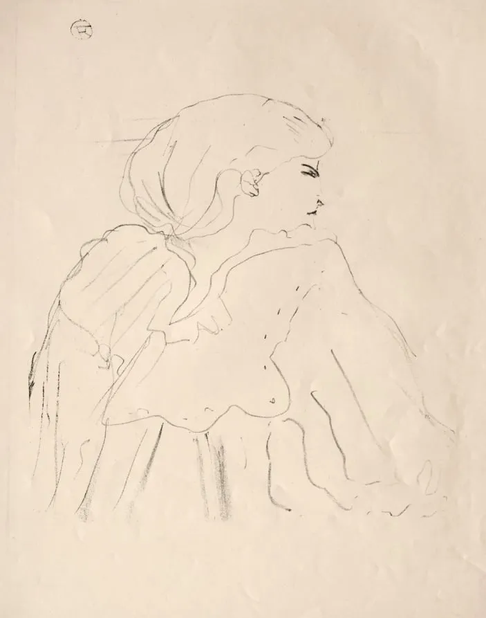 Cassive, by Henri de Toulouse-Lautrec, 1896