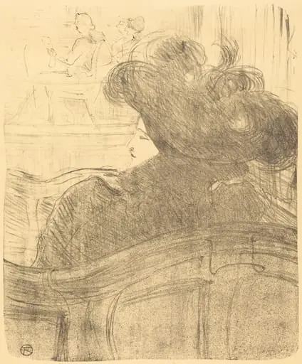 Cléo de Mérode, by Henri de Toulouse-Lautrec