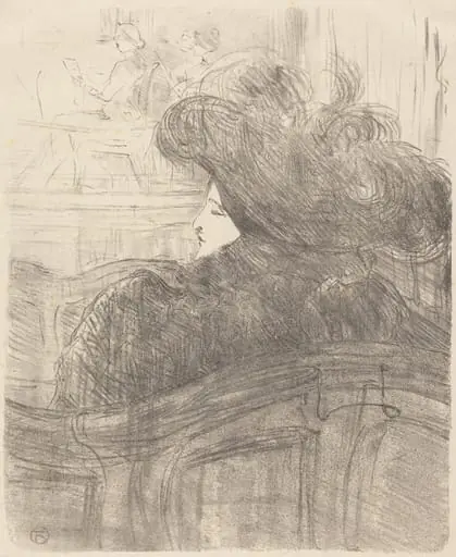 Cléo de Mérode, by Henri de Toulouse-Lautrec