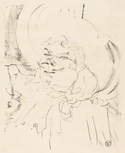 Coquelin the Elder (Coquelin aine), by Henri de Toulouse-Lautrec