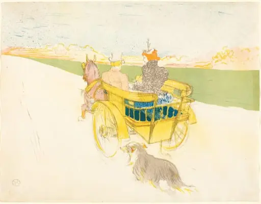Country Outing (Partie de campagne), by Henri de Toulouse-Lautrec