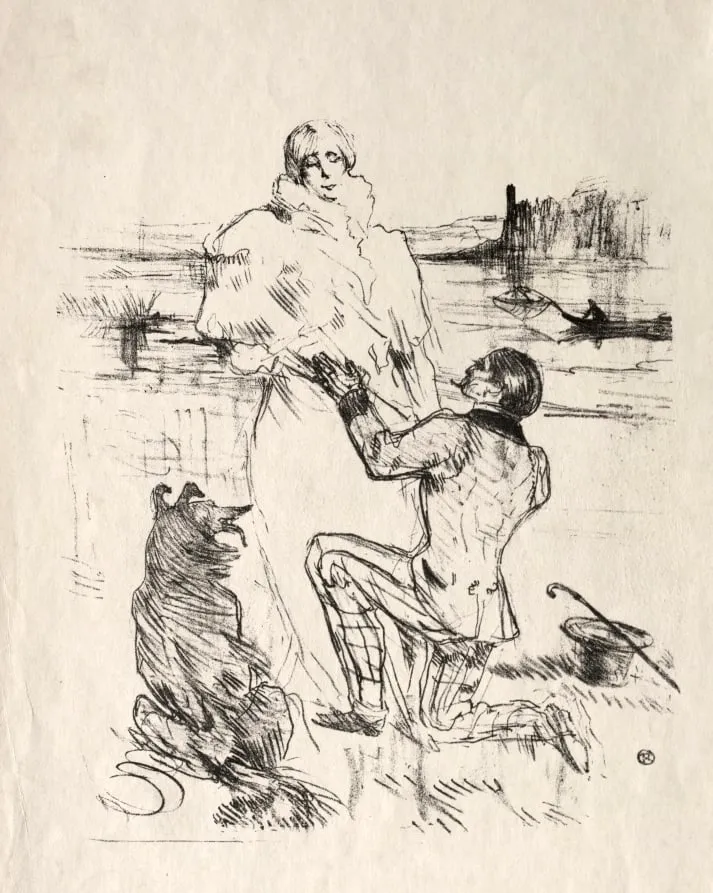 Déclaration, by Henri de Toulouse-Lautrec, 1900