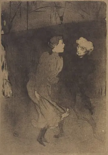 Dress Rehearsal at the Folies-Bergere (Répétition générale aux Folies-Bergère), by Henri de Toulouse-Lautrec