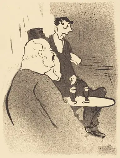 Ducarre at the Ambassadeurs (Ducarre aux ambassadeurs), by Henri de Toulouse-Lautrec