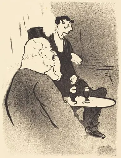 Ducarre at the Ambassadeurs (Ducarre aux ambassadeurs), by Henri de Toulouse-Lautrec