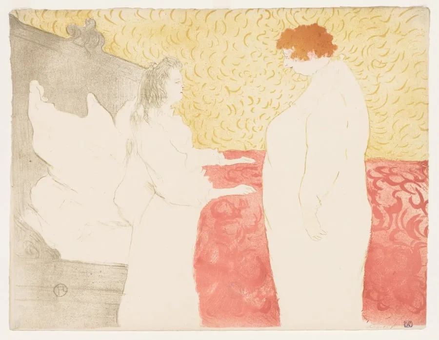 Elles: Woman in Bed, by Henri de Toulouse-Lautrec, 1896