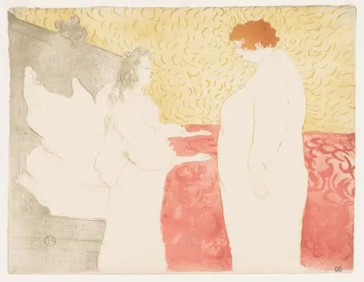 Elles: Woman in Bed, by Henri de Toulouse-Lautrec