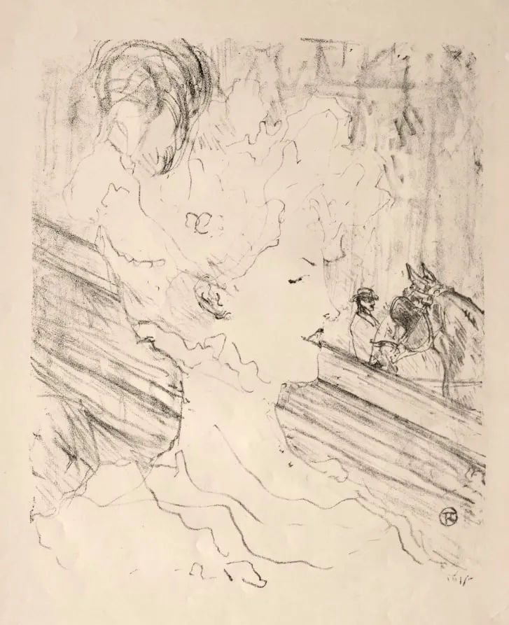 Emilienne d'Alençon, by Henri de Toulouse-Lautrec, 1898