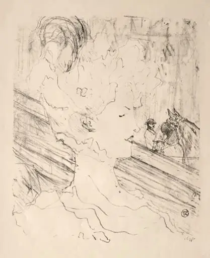 Emilienne d'Alençon, by Henri de Toulouse-Lautrec