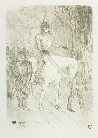 Entrée de Brasseur, dans Chilpéric
