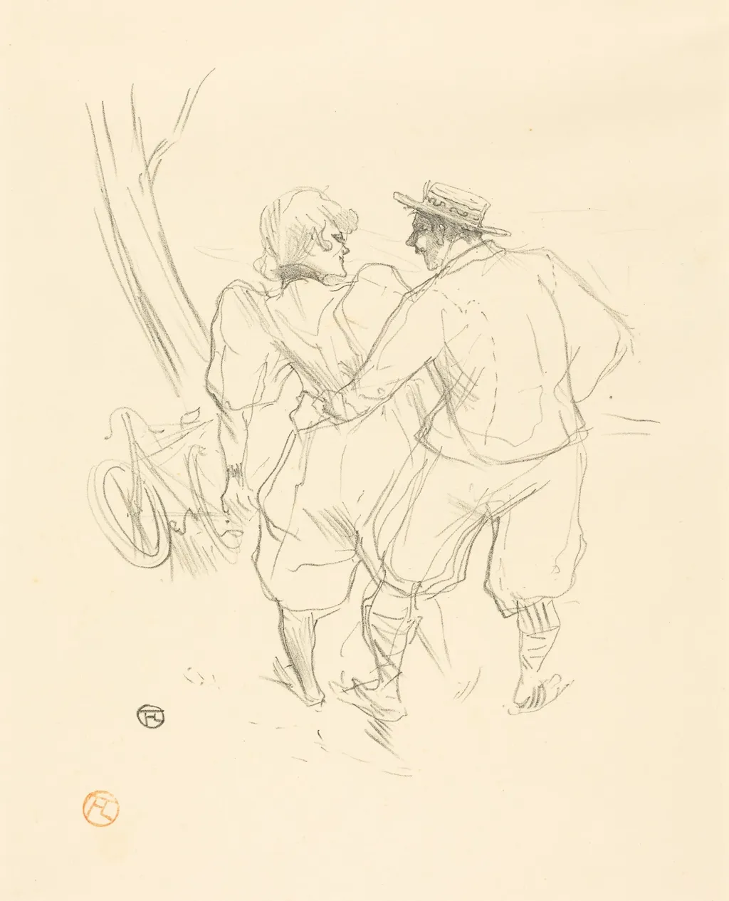 Floréal, by Henri de Toulouse-Lautrec, ink, 1895