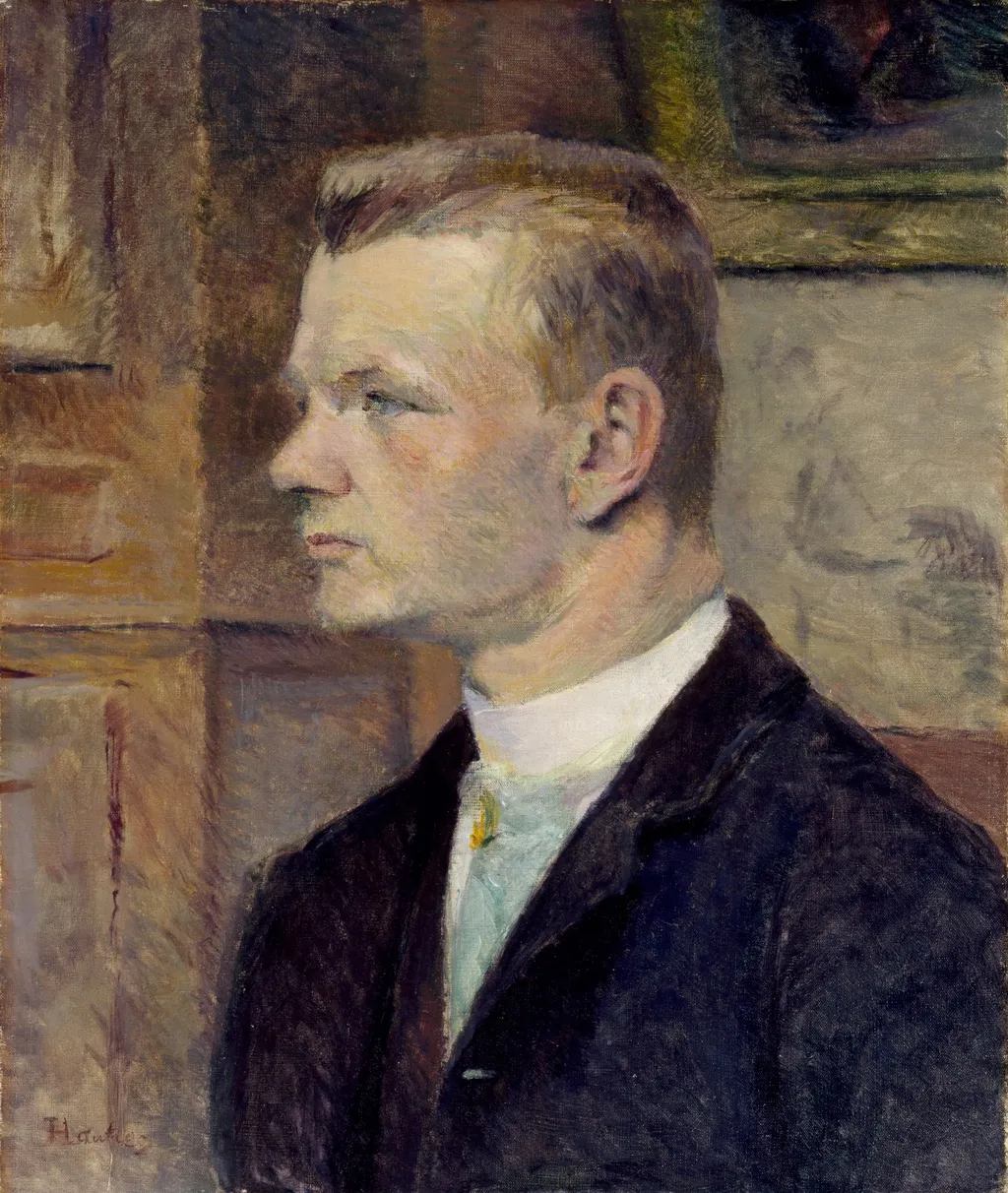 Frederick Wenz, by Henri de Toulouse-Lautrec, oil, 1892