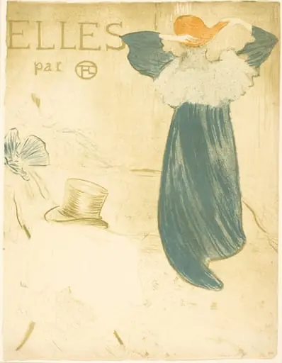 Frontispiece for "Elles", by Henri de Toulouse-Lautrec