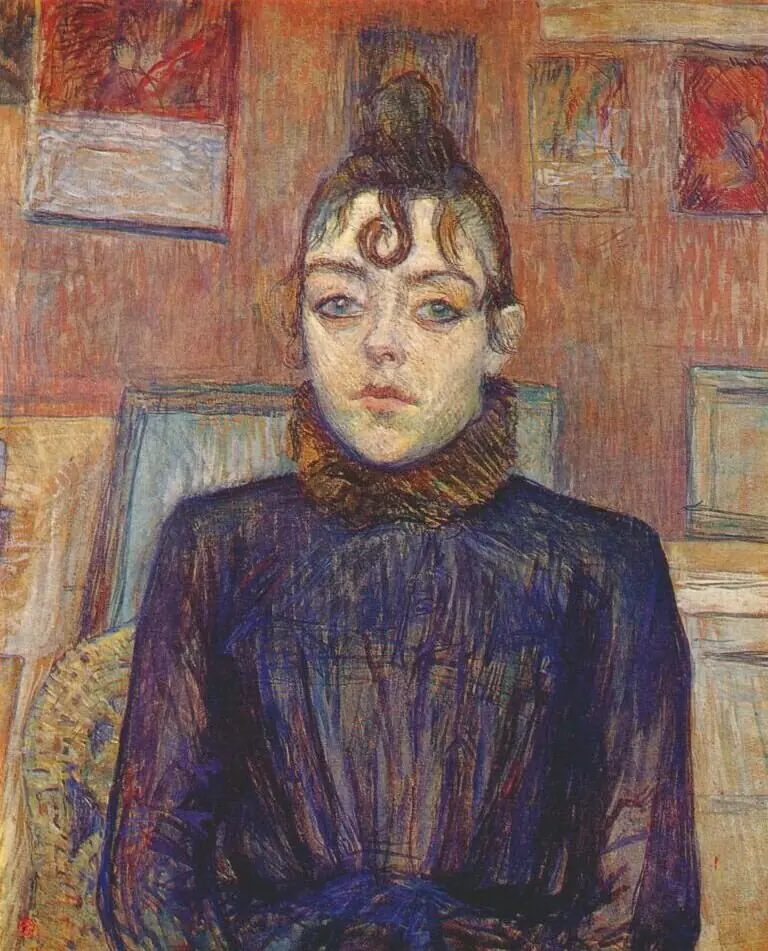 Girl with Lovelock, by Henri de Toulouse-Lautrec