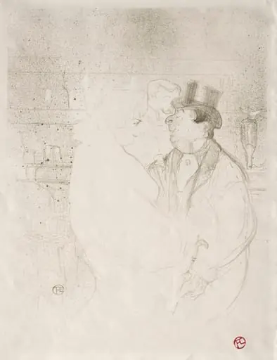 Ida Heath at the Bar, by Henri de Toulouse-Lautrec