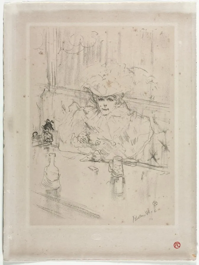 In the Hanneton, by Henri de Toulouse-Lautrec, 1898