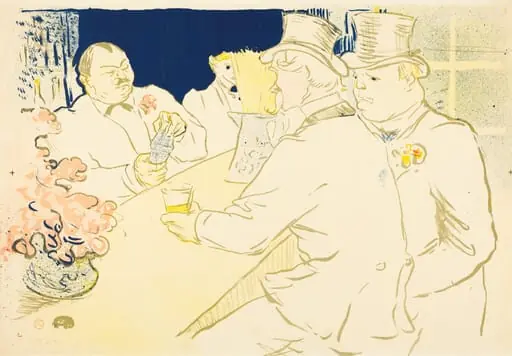 Irish and American Bar, rue Royale, by Henri de Toulouse-Lautrec