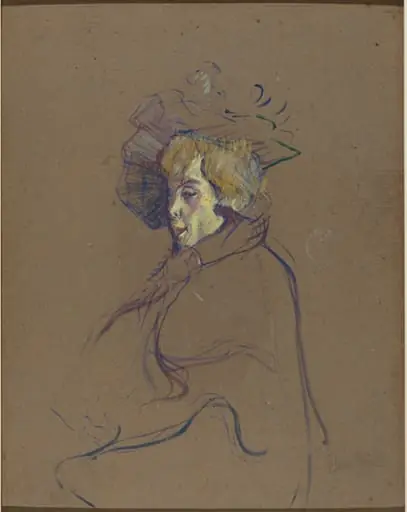 Jane Avril, by Henri de Toulouse-Lautrec