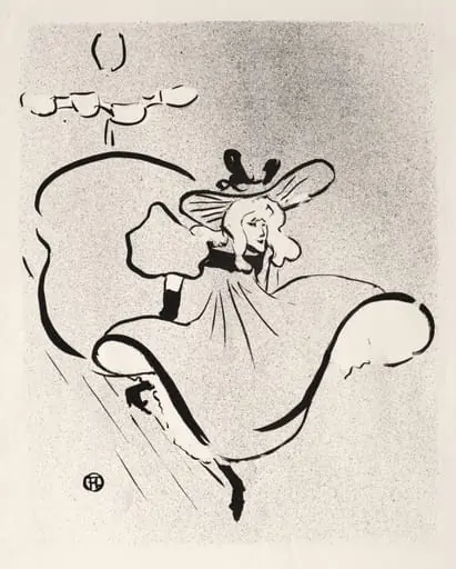 Jane Avril, by Henri de Toulouse-Lautrec