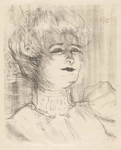 Jeanne Hading, by Henri de Toulouse-Lautrec