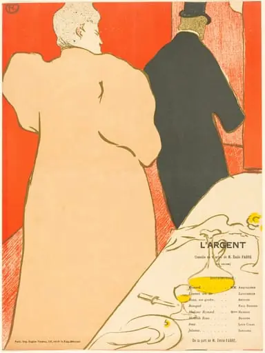 L'Argent, by Henri de Toulouse-Lautrec