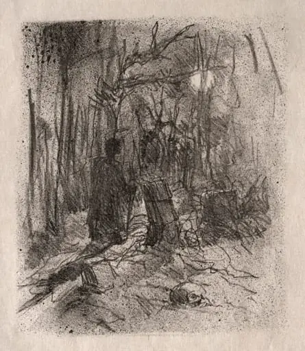 La Cimetière de Busk, by Henri de Toulouse-Lautrec