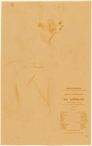 La Lépreuse, by Henri de Toulouse-Lautrec