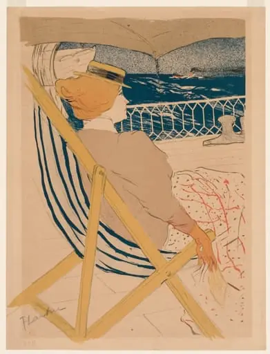 La Passagère du 54, by Henri de Toulouse-Lautrec