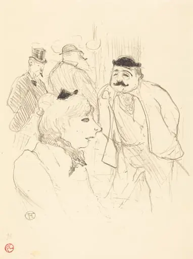 La Tige (Moulin-Rouge), by Henri de Toulouse-Lautrec