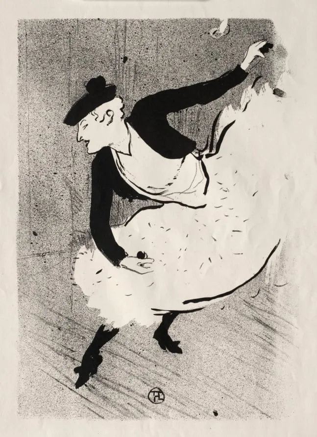 Le Café-concert: Edmée Lescot, by Henri de Toulouse-Lautrec, 1893