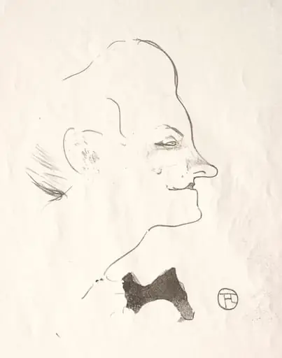 Le Café-concert: Yvette Guilbert, by Henri de Toulouse-Lautrec