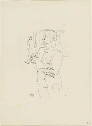Le Fou, by Henri de Toulouse-Lautrec