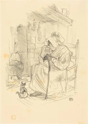 Le secret, by Henri de Toulouse-Lautrec