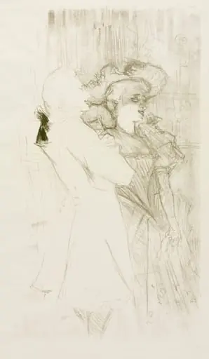 Lender and Auguez in "The Song of Fortune", by Henri de Toulouse-Lautrec