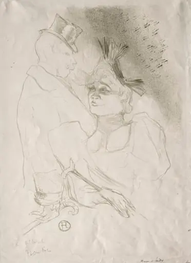 Lender and Baron, by Henri de Toulouse-Lautrec