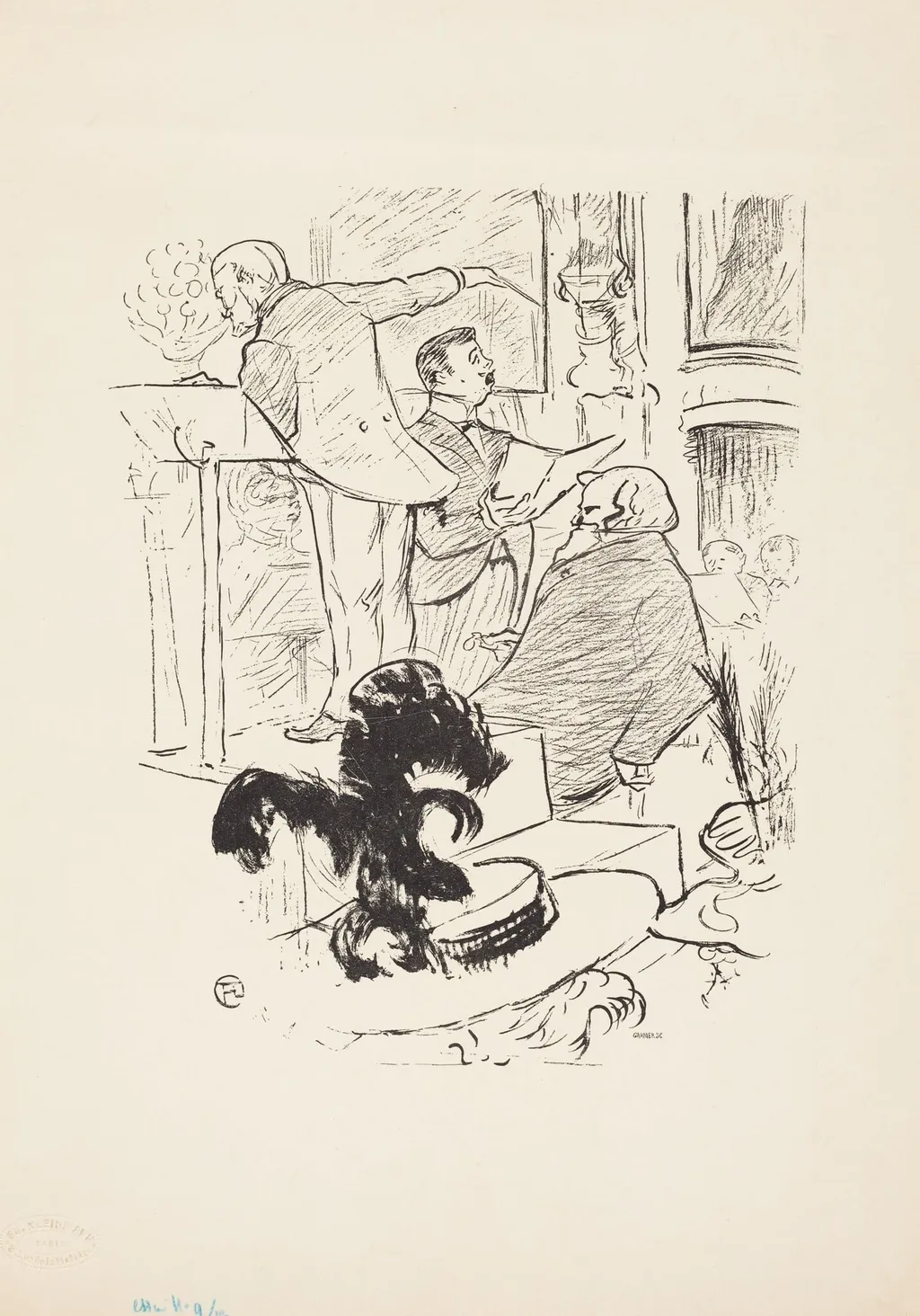 Les grands concerts de l'opera, by Henri de Toulouse-Lautrec, 1895