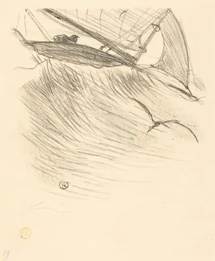 Les hirondelles de mer, by Henri de Toulouse-Lautrec