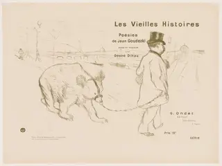 Les Vieilles histoires: Couverture - Frontispiece, by Henri de Toulouse-Lautrec, 1893