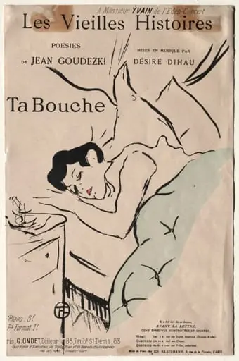 Les Vieilles histoires: Ta Bouche, by Henri de Toulouse-Lautrec